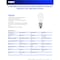 Feit Electric Feit S6 E12 (Candelabra) LED Bulb Soft White 6 Watt Equivalence 2 pk BP6S6/827/LED/2 - alternate 3